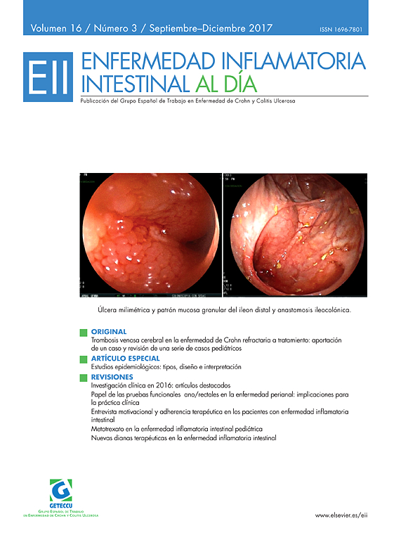 Go to journal home page - Enfermedad Inflamatoria Intestinal al Día